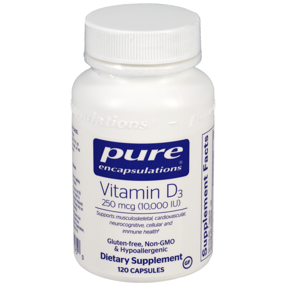 Pure Encapsulations Vitamin D3 250mcg (10,000IU) - Image 4