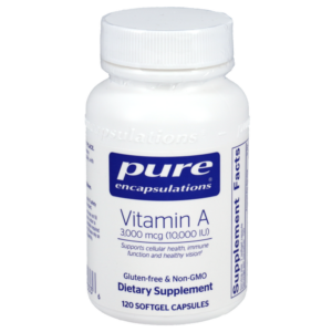 Pure Encapsulations Vitamin A 3,000mcg (10,000IU)