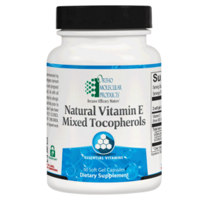 Ortho Molecular Products Natural Vitamin E Mixed Tocopherols