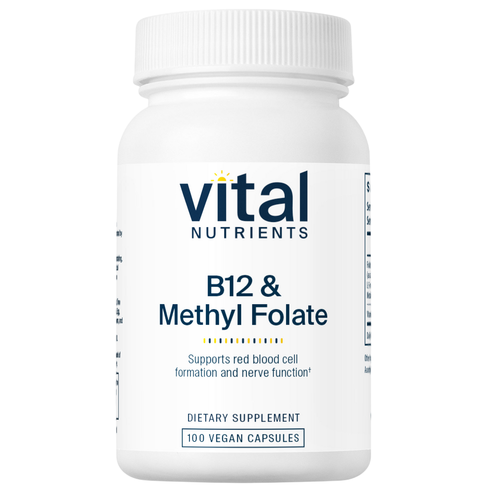 Vital Nutrients B-12/Methyl Folate 1000mcg/800mcg