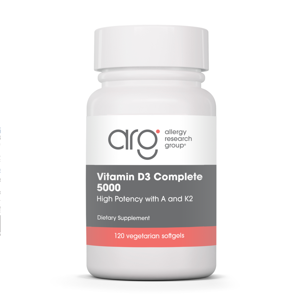 Allergy Research Group Vitamin D3 Complete 5000 High Potency with A and K2 - Image 4