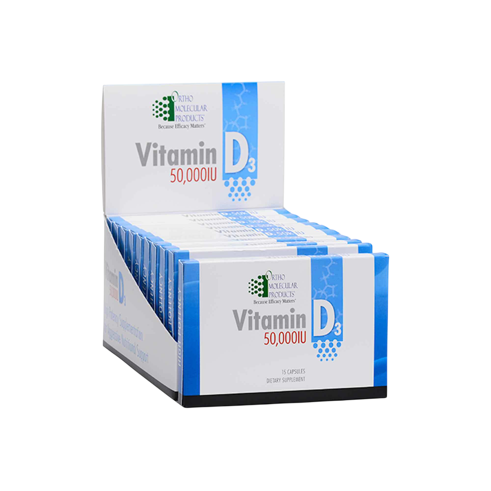 Ortho Molecular Products Vitamin D3 50,000IU Blister Packs