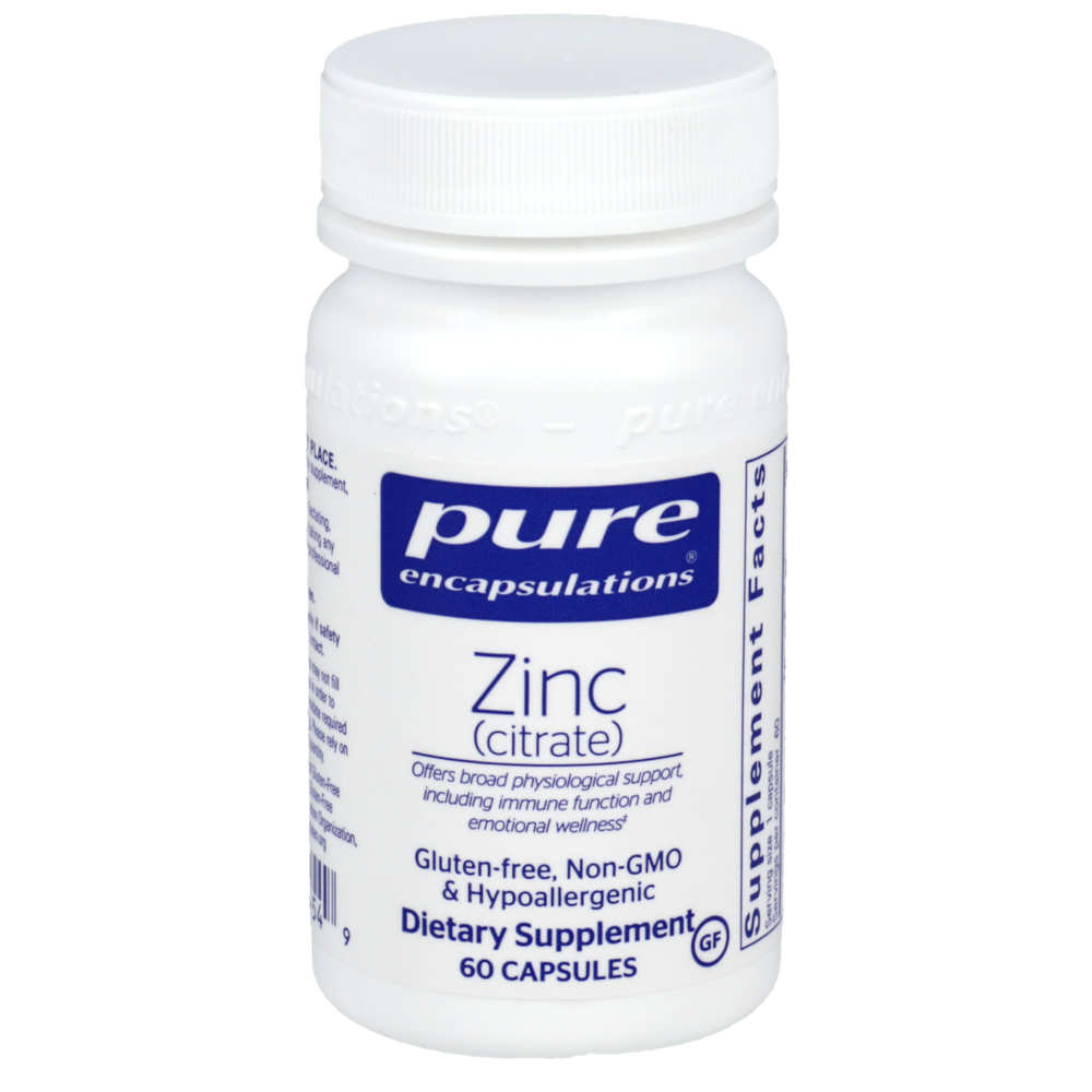 Pure Encapsulations Zinc (Citrate)