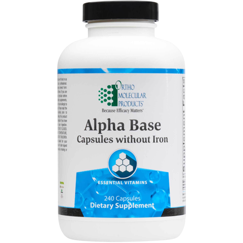 Ortho Molecular Products Alpha Base Capsules without Iron - Image 4