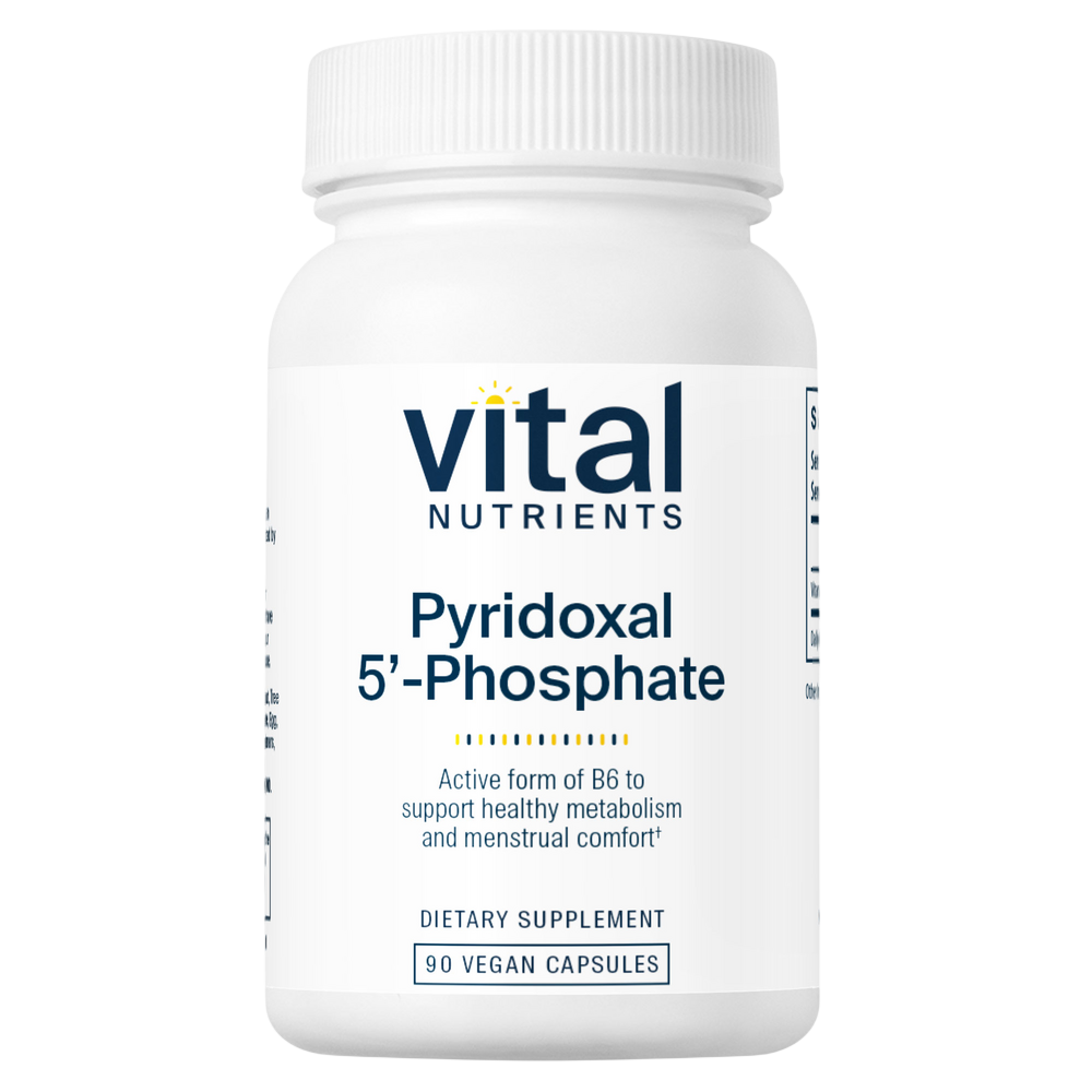 Vital Nutrients Pyridoxal-5-Phosphate 50mg with Active form of Vitamin B6