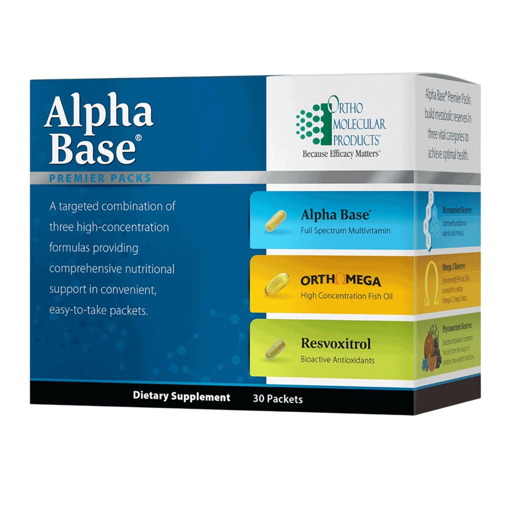Ortho Molecular Products Alpha Base Premier Pack