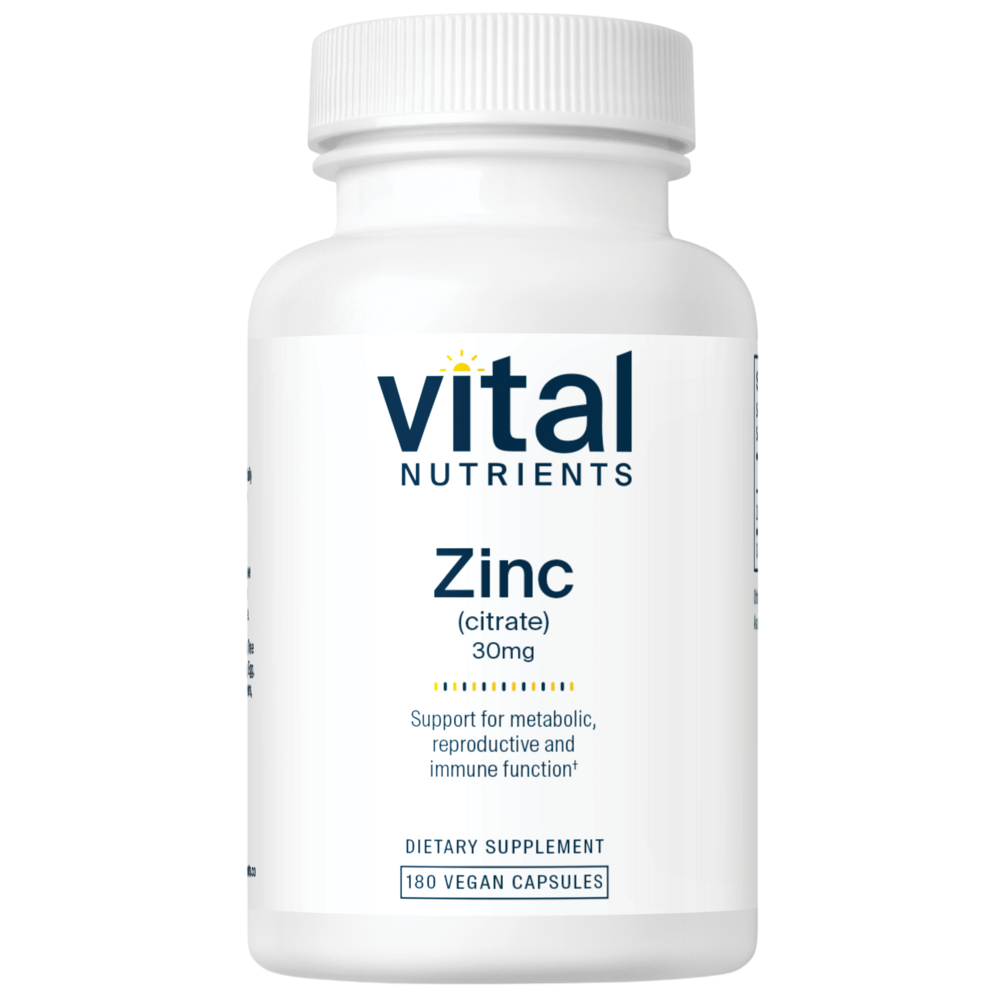 Vital Nutrients Zinc (Citrate) 30mg 90c - Image 3