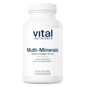 Vital Nutrients Multi-Minerals Citrate/Malate Formula (No Copper or Iron)