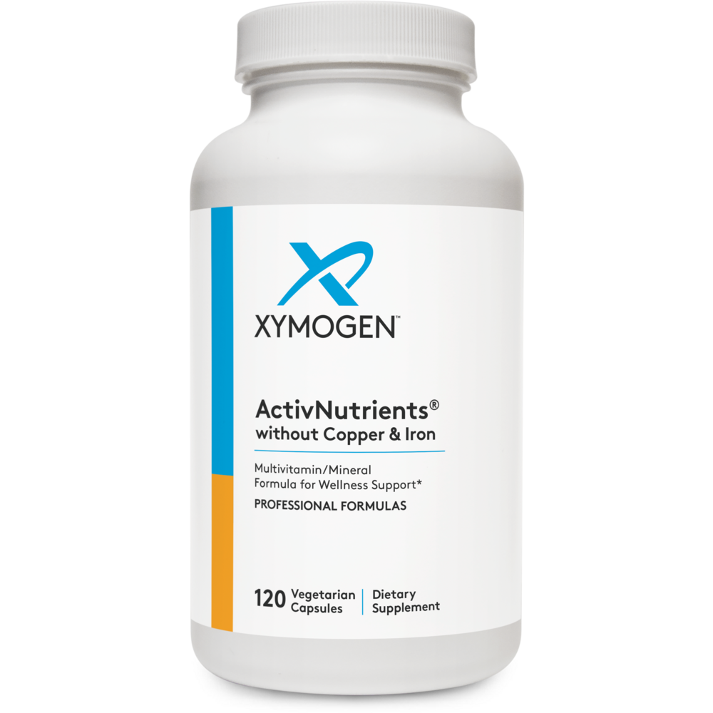 XYMOGEN ActivNutrients Without Copper & Iron (Multivitamin)