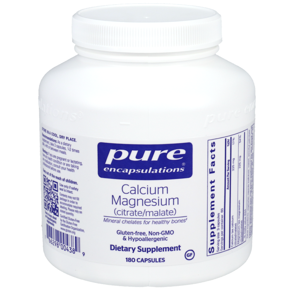 Pure Encapsulations Calcium Mag (Citrate/Malate)