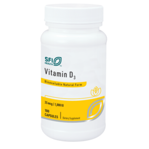 Klaire Labs/SFI Health Vitamin D3 1000IU