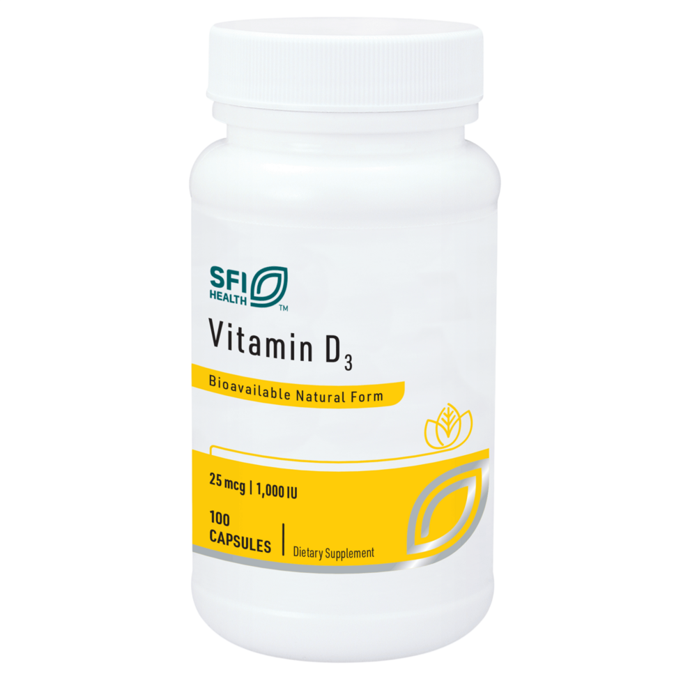 Klaire Labs/SFI Health Vitamin D3 1000IU