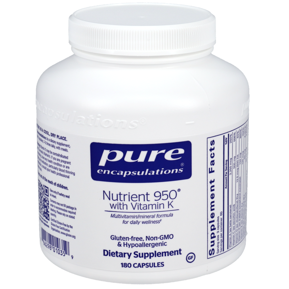 Pure Encapsulations Nutrient 950 w/Vitamin K