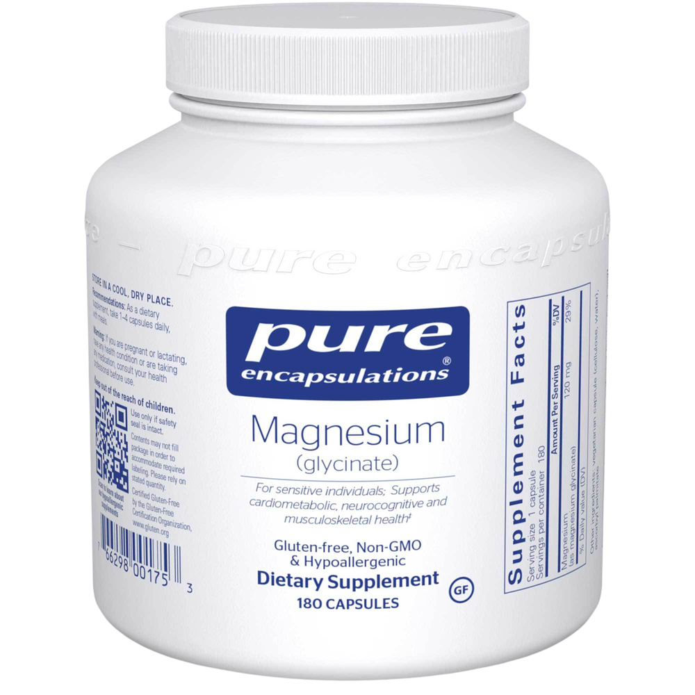 Pure Encapsulations Magnesium Glycinate, 120 mg - Image 4