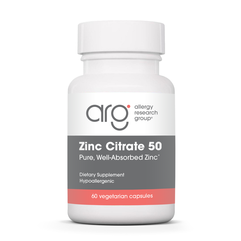 Allergy Research Group Zinc Citrate 50mg