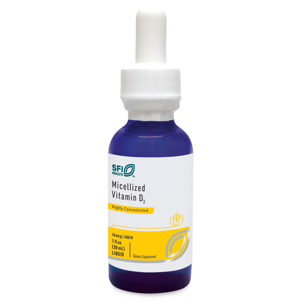 Klaire Labs/SFI Health Micellized Vitamin D3 Liquid (10mcg)