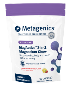 Metagenics MagActive™ 3-in1 Magnesium Chew, Raspberry Lemonade Flavor