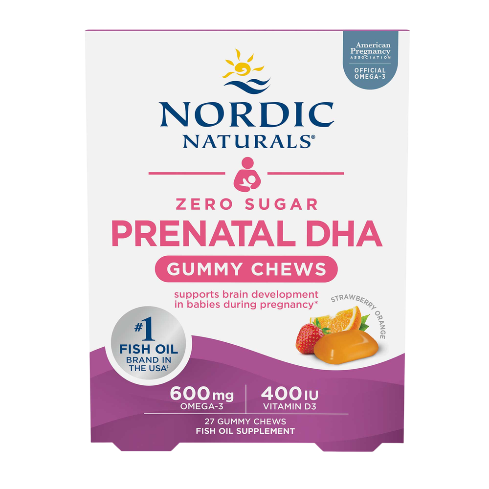 Nordic Naturals Zero Sugar Prenatal DHA Gummy Chews