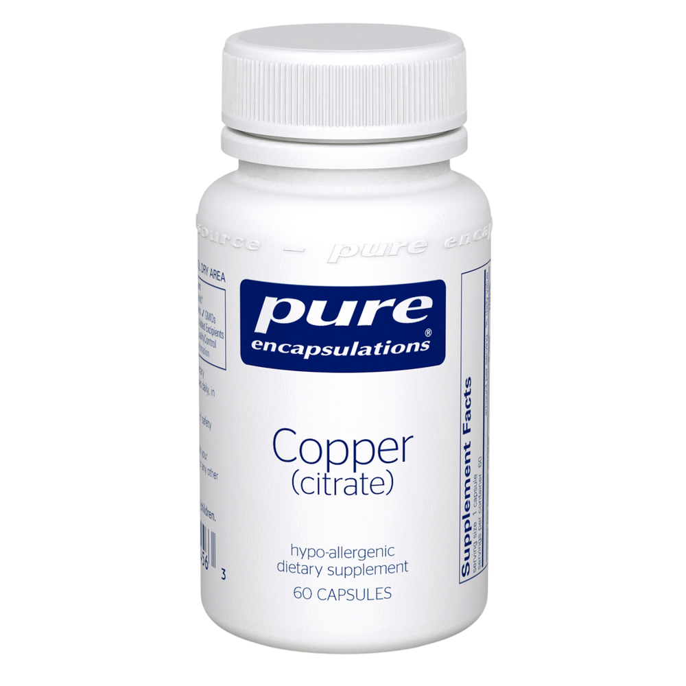 Pure Encapsulations Copper (Citrate)