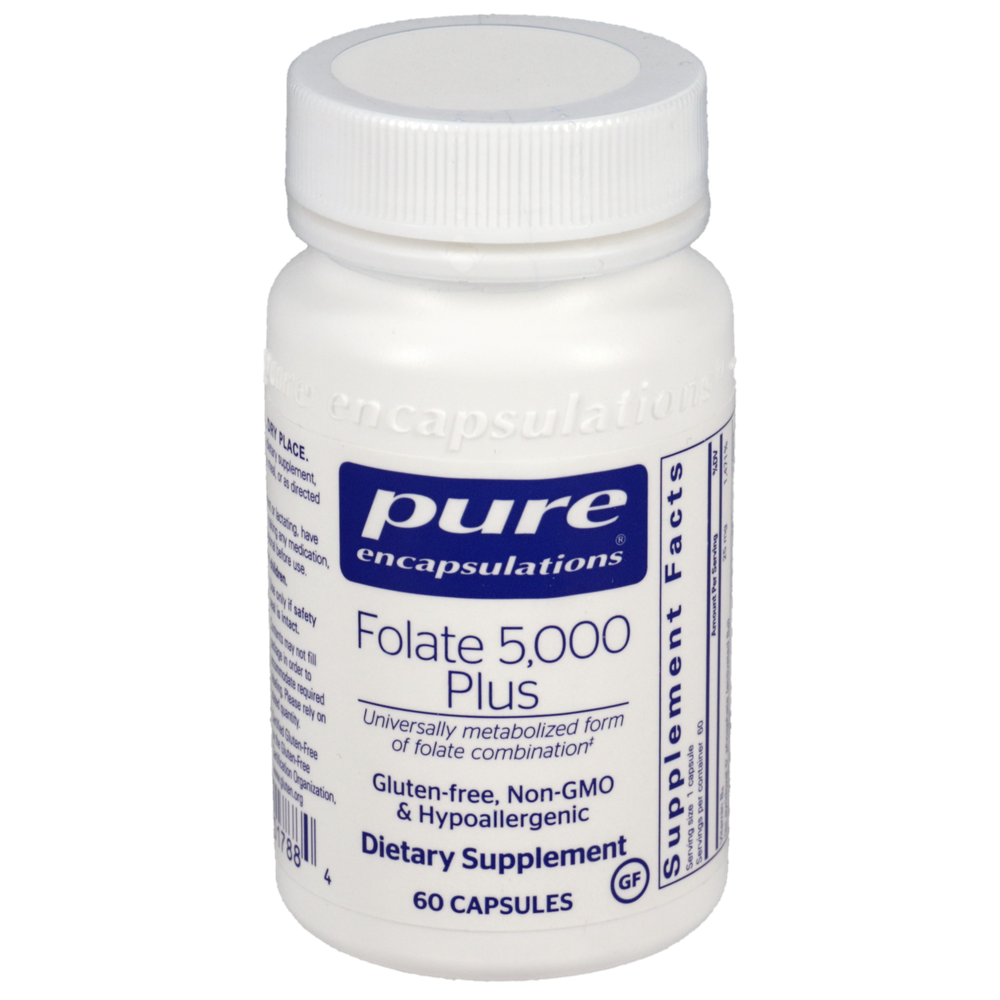 Pure Encapsulations Folate 5000 Plus