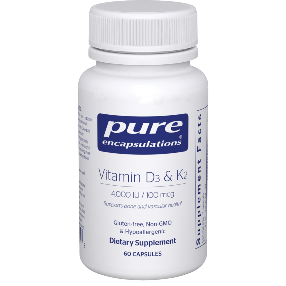 Pure Encapsulations Vitamin D3 & K2