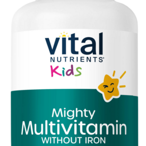 Vital Nutrients Kid's Mighty Multivitamin Without Iron, Meltable Tablets, Mixed Berry