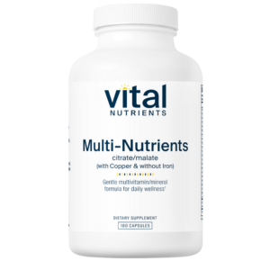 Vital Nutrients Multi-Nutrients 2 Citrate/Malate Formula (with Copper & without Iron)