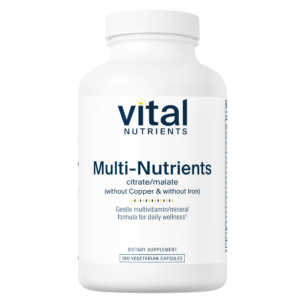 Vital Nutrients Multi-Nutrients 3 Citrate/Malate (without Copper & without Iron)