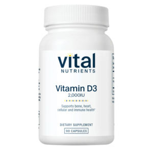 Vital Nutrients Vitamin D3 2000IU VEG