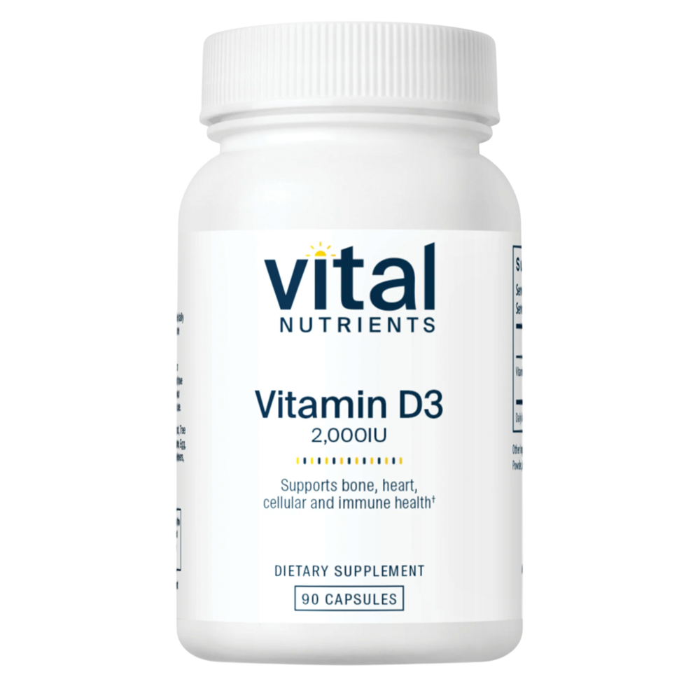 Vital Nutrients Vitamin D3 2000IU VEG