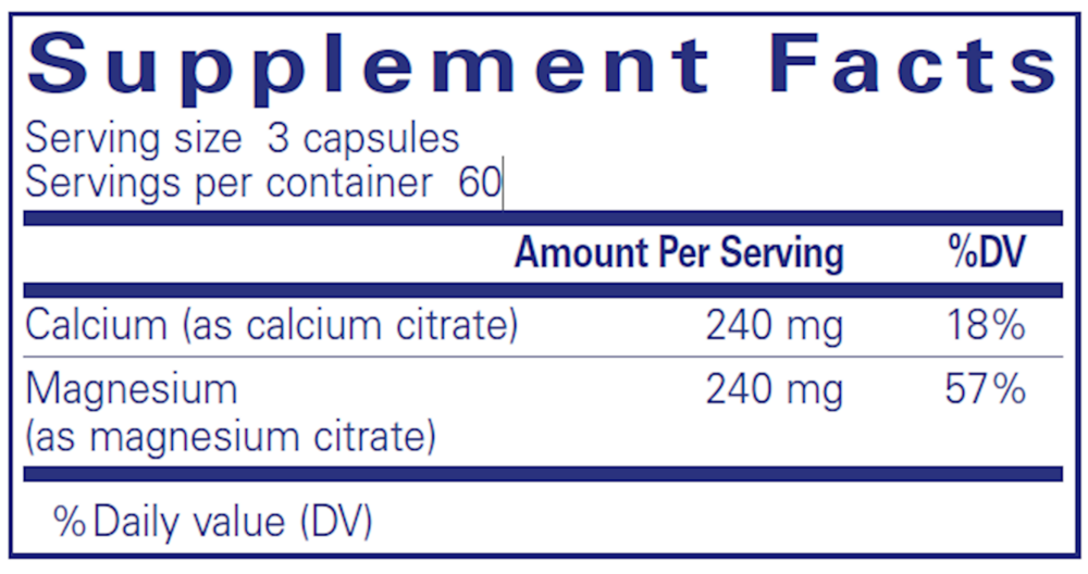 Pure Encapsulations Calcium Magnesium (Citrate) - Image 6