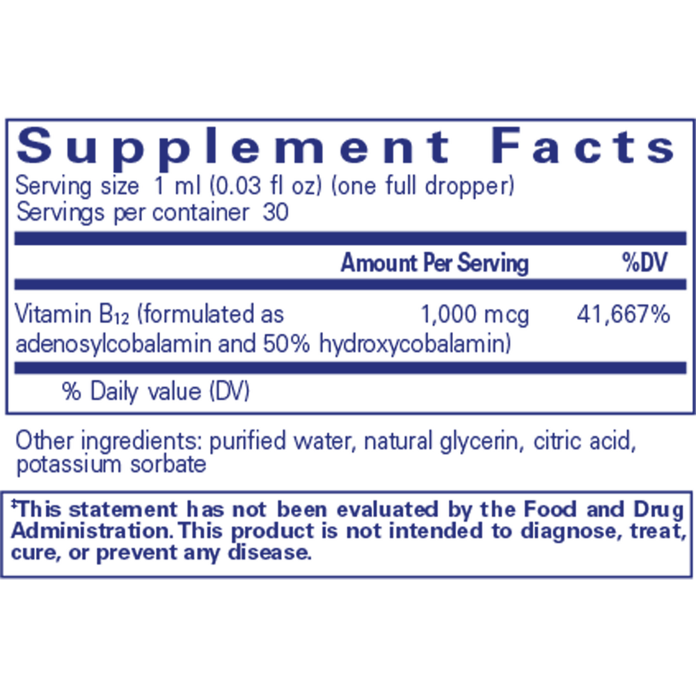 Pure Encapsulations Adenosyl/Hydroxy B12 liquid - Image 3