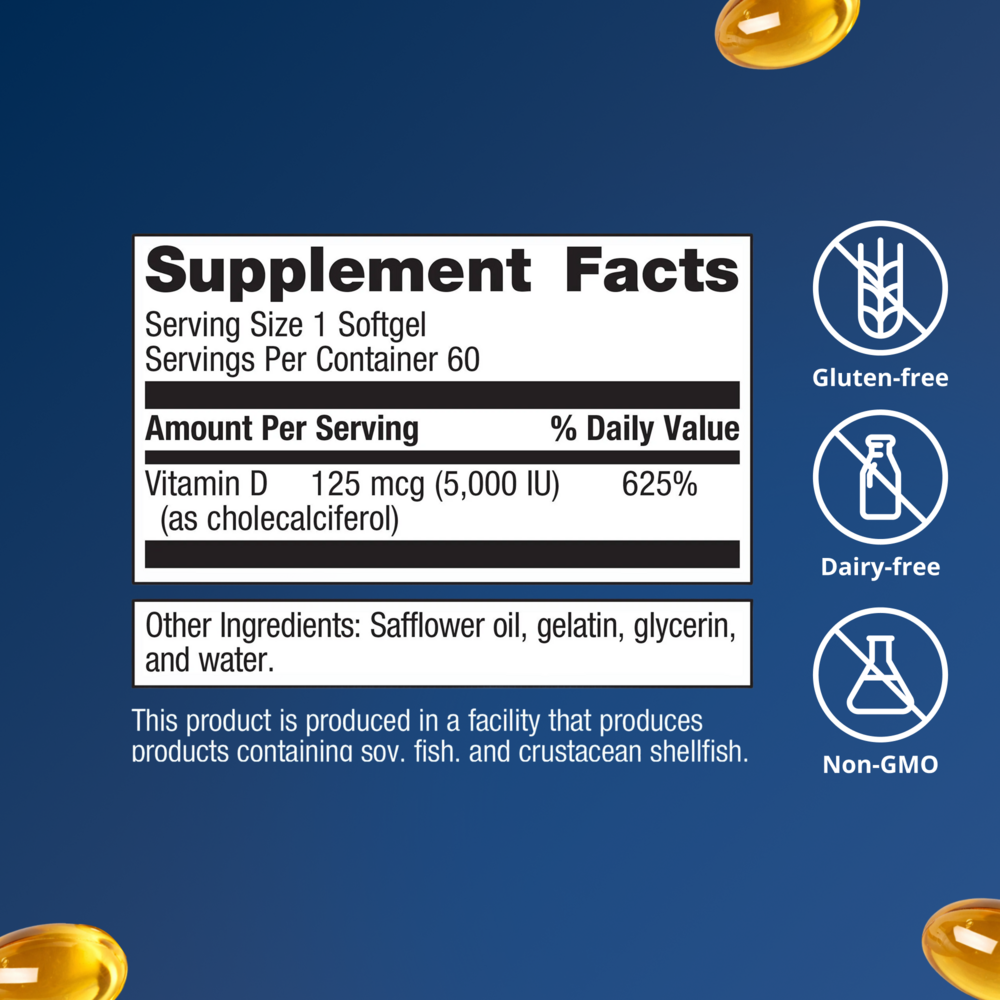 Metagenics Vitamin D3 5000 - Image 3