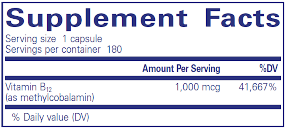 Pure Encapsulations Methylcobalamin - Image 6