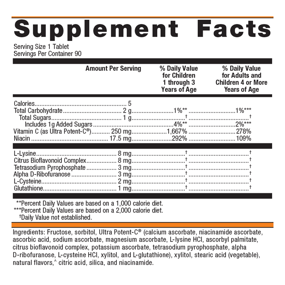 Metagenics Ultra Potent-C® Vitamin C Chewable - Image 3