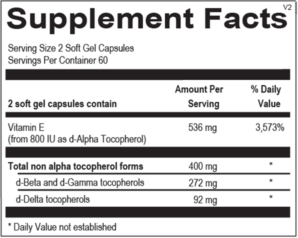 Ortho Molecular Products Natural Vitamin E Mixed Tocopherols - Image 6