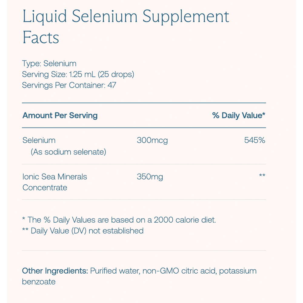 Body Bio Liquid Mineral 8 Selenium - Image 3