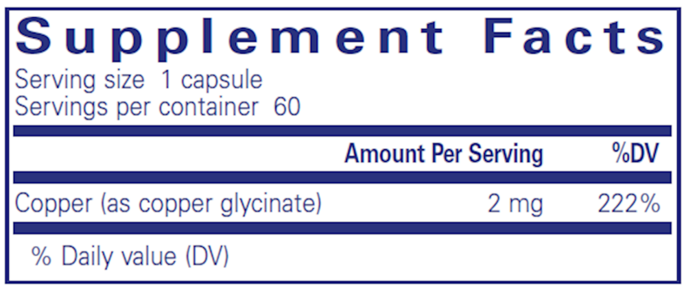 Pure Encapsulations Copper (Glycinate) - Image 3
