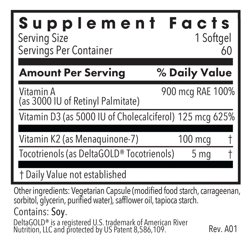 Allergy Research Group Vitamin D3 Complete 5000 High Potency with A and K2 - Image 6