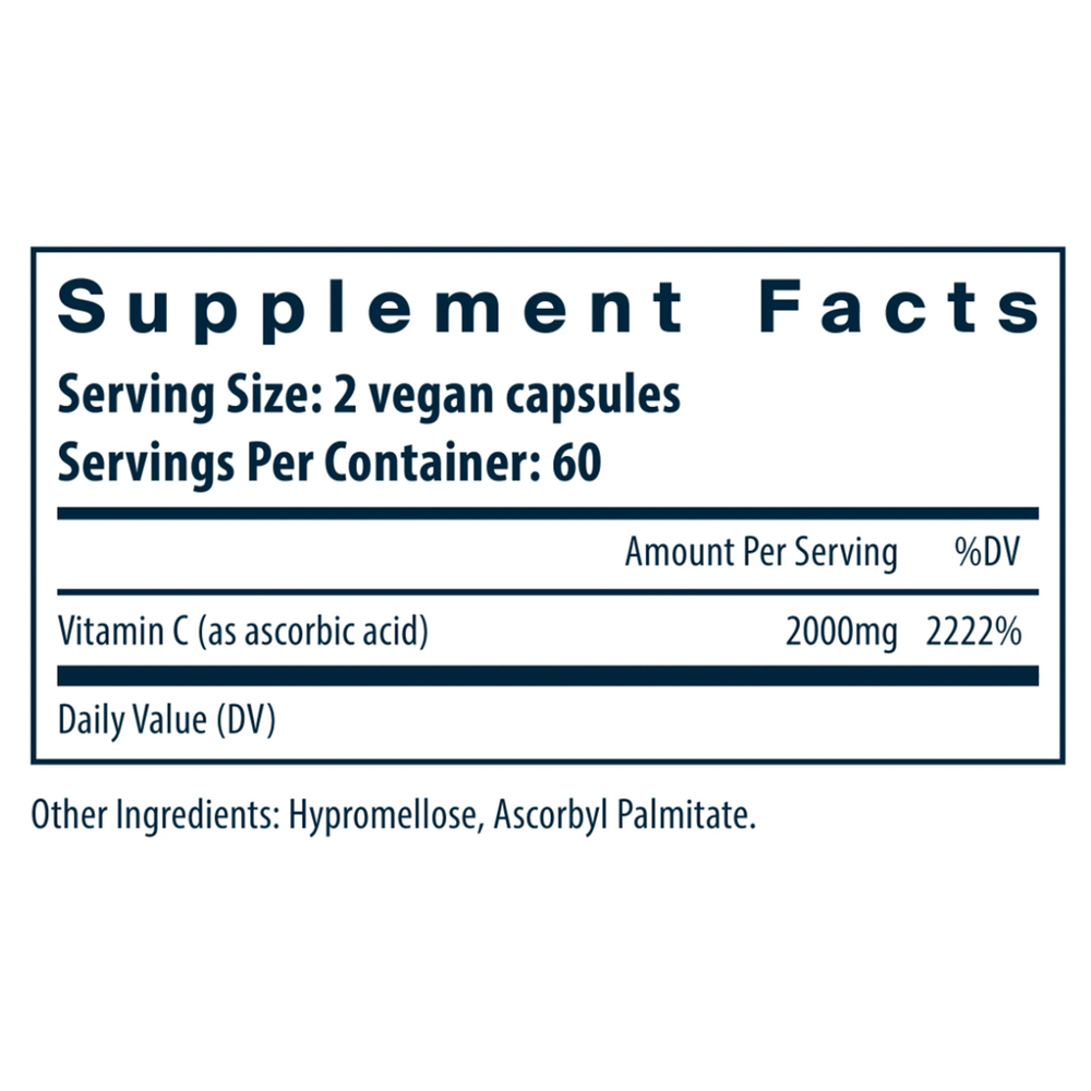 Vital Nutrients Vitamin C (100% pure ascorbic acid) 1000mg - Image 6
