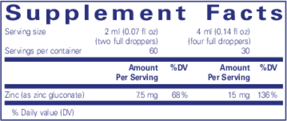 Pure Encapsulations Zinc Liquid 15mg - Image 3