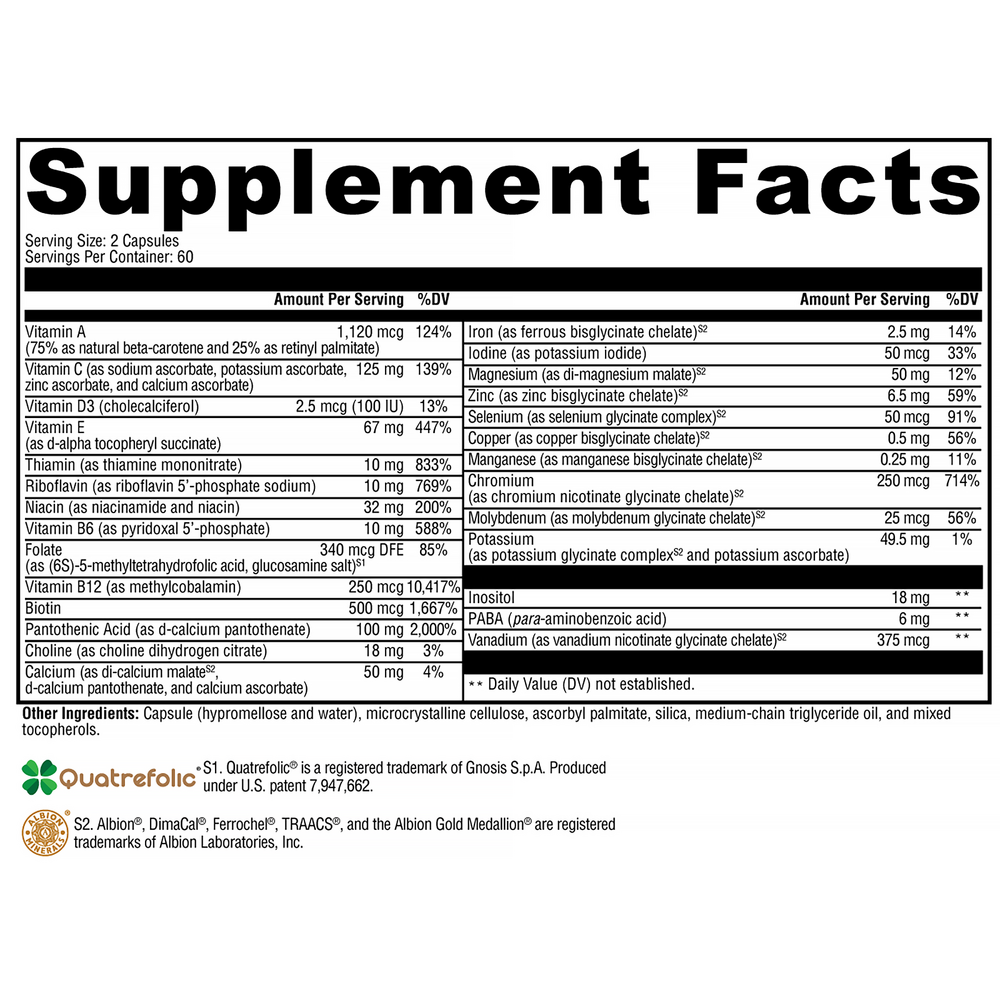 XYMOGEN ActivNutrients (Multivitamin) - Image 3