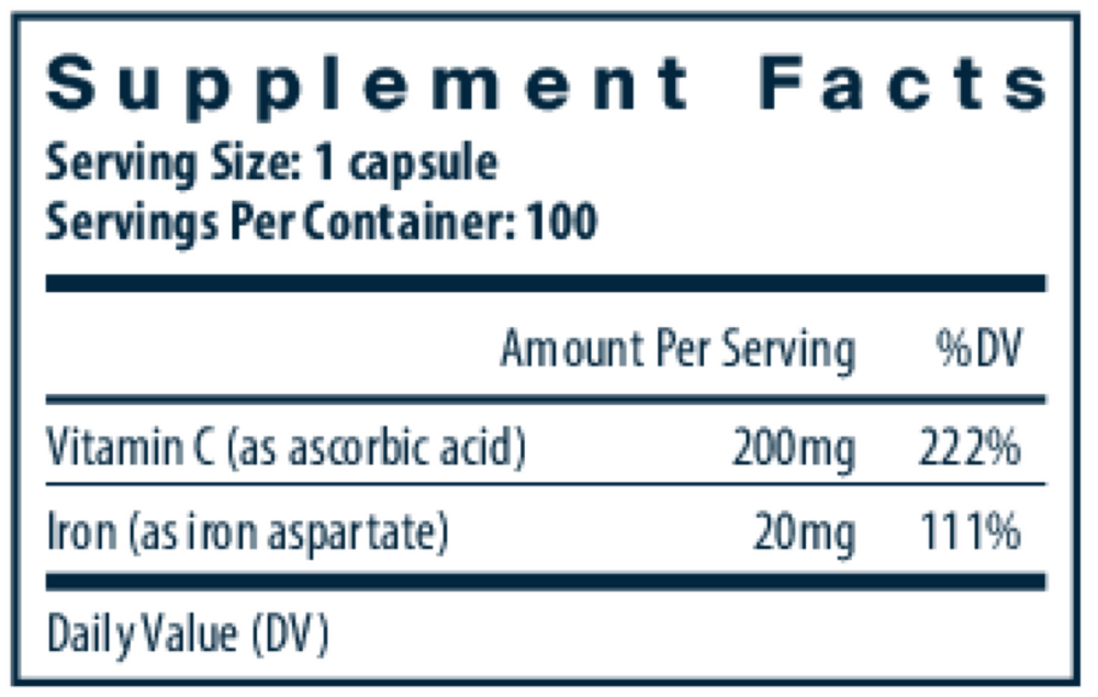 Vital Nutrients Iron Plus C - Image 3