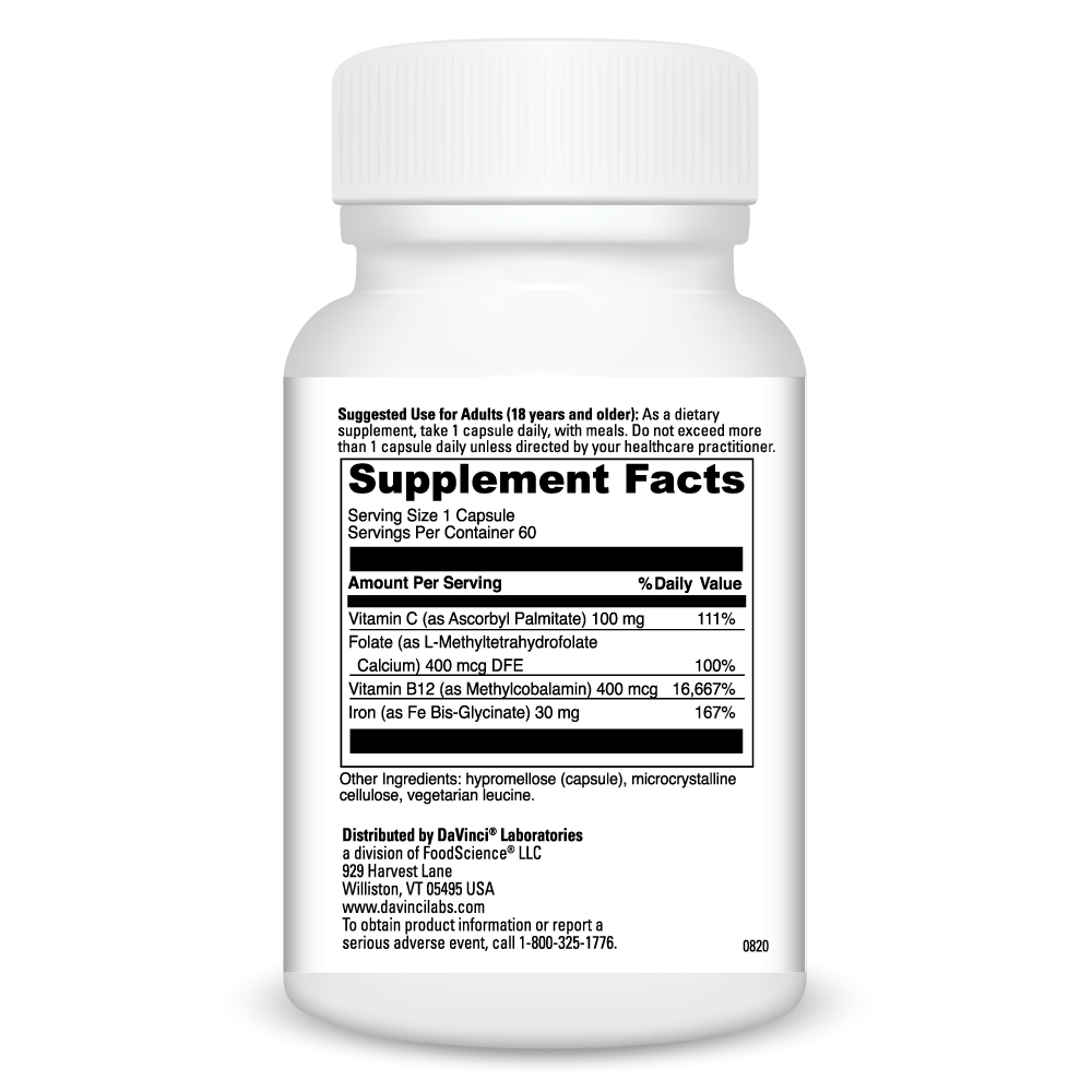 DaVinci Labs Iron Bis-Glycinate - Image 3