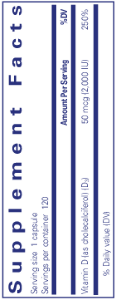 Pure Encapsulations Vegan Vitamin D - Image 3