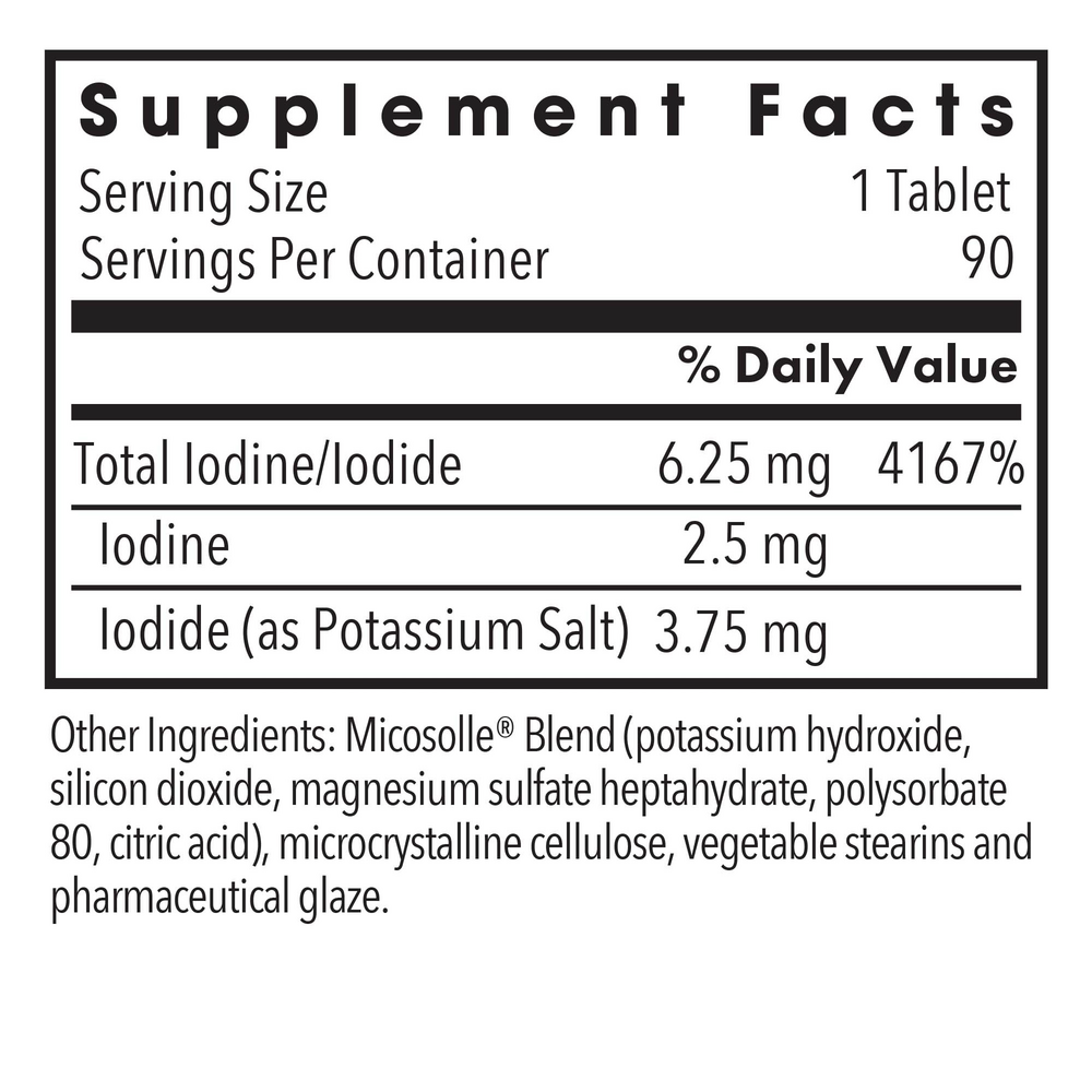 Allergy Research Group Iodoral® 6.25mg (Optimox® Iodoral® 6.25 mg) - Image 3