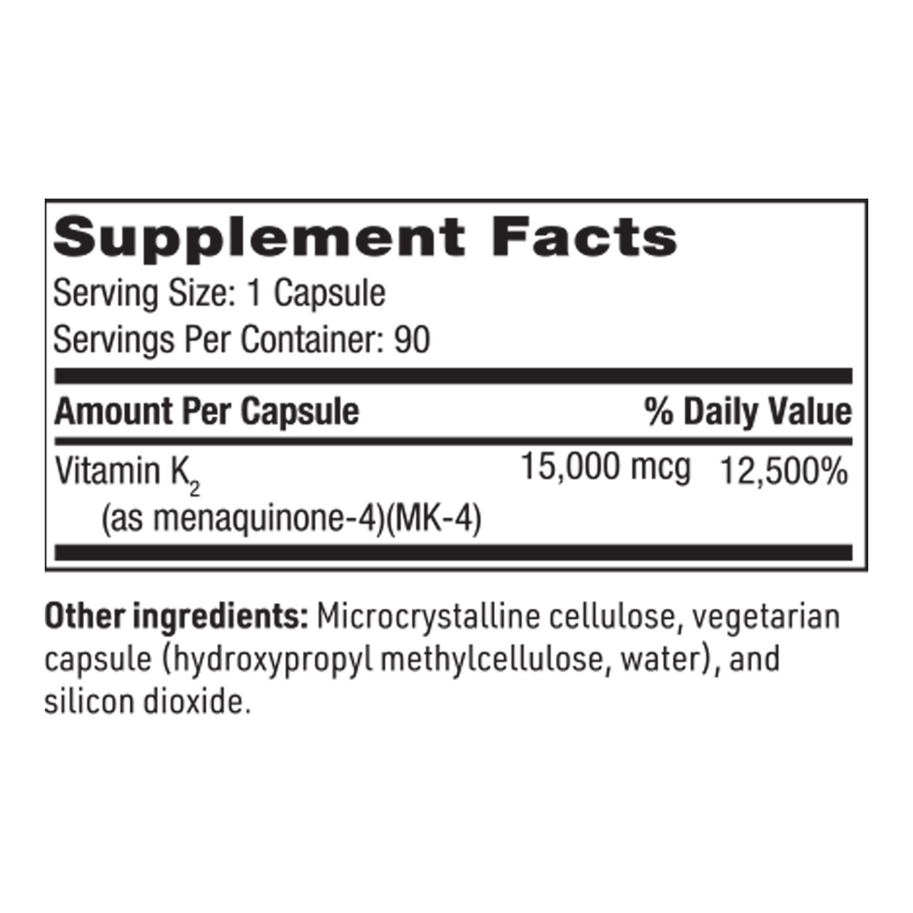 Klaire Labs/SFI Health Ultra K2 Menaquinone - 4 - Image 3
