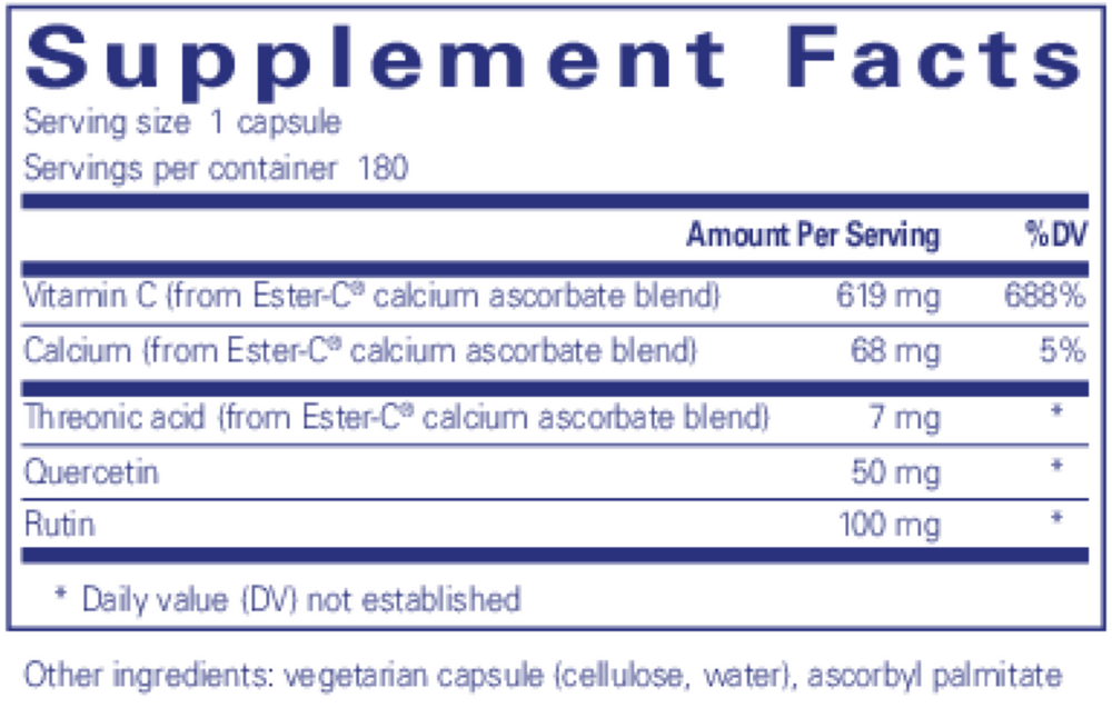 Pure Encapsulations Ester-C® & Flavonoids - Image 5