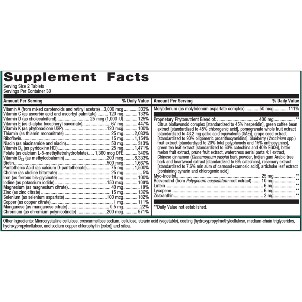 Metagenics PhytoMulti® Multivitamin with Iron - Image 3