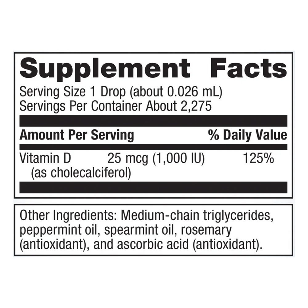Metagenics D3 Liquid Vitamin - Image 3